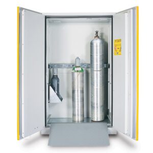 Chemisafe Veiligheidskast B120G30, voor de opslag van gasflessen met brandwerendheidsklasse G 30 min