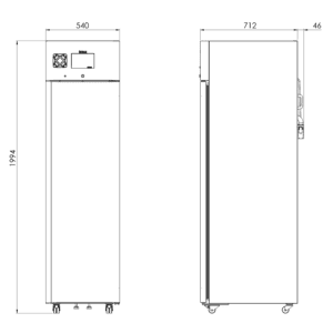 CLH 300 2D afmetingen