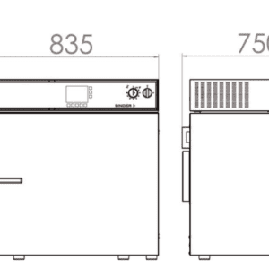 Binder M 115 droogoven met uitgebreide programma functies