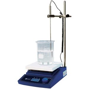 Witeg set MSH-20D verwarmde magneetroerder + statief, max. 20 liter , 380°C