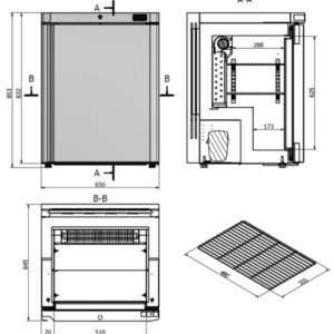 SLTM 100 2D afmetingen