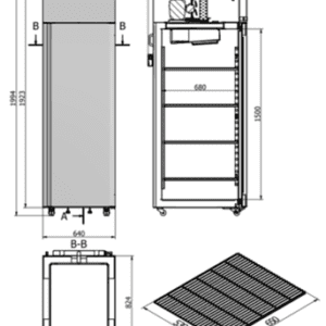 SLTM 500 2D afmetingen