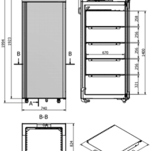 STMB 700 2D afmetingen