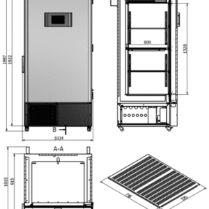 ULN 600 2D afmetingen