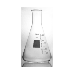 Witeg Erlenmeyer met smalle hals en rand 200 ml Set/10 stuks