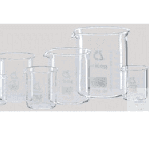 Set van bekers lage vorm met schenktuit ,2x 400ml, 4x 600ml ,4x 1000ml / Per set